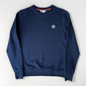 Roland Garros Sweatshirt XS Navy Fleece Pullover Paris Minimalist Sportswear